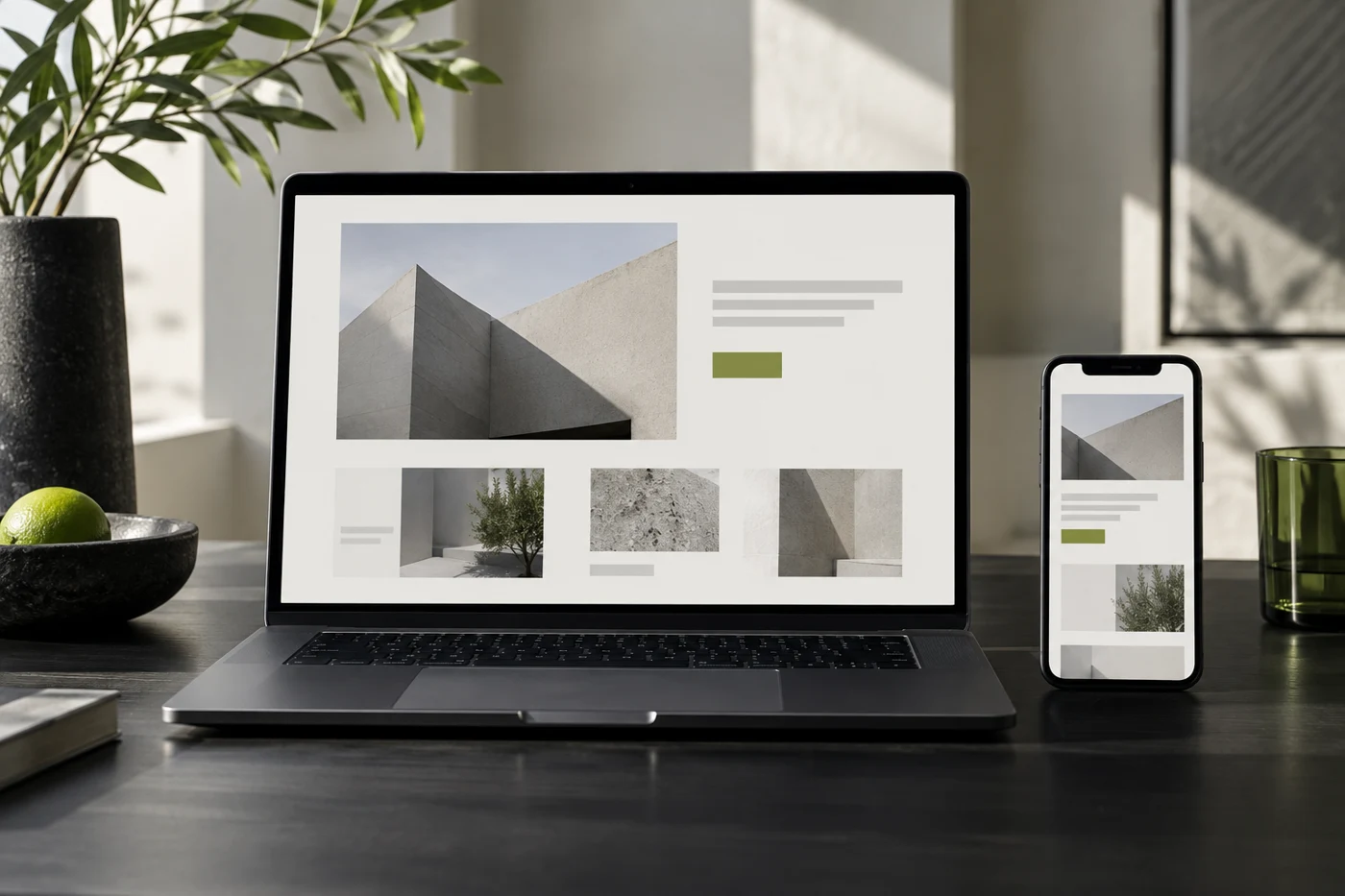 Concept : Sites Web haut de gamme